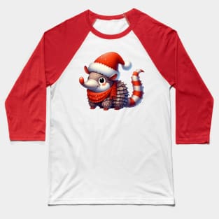 Cute Holiday Armadillo Baseball T-Shirt